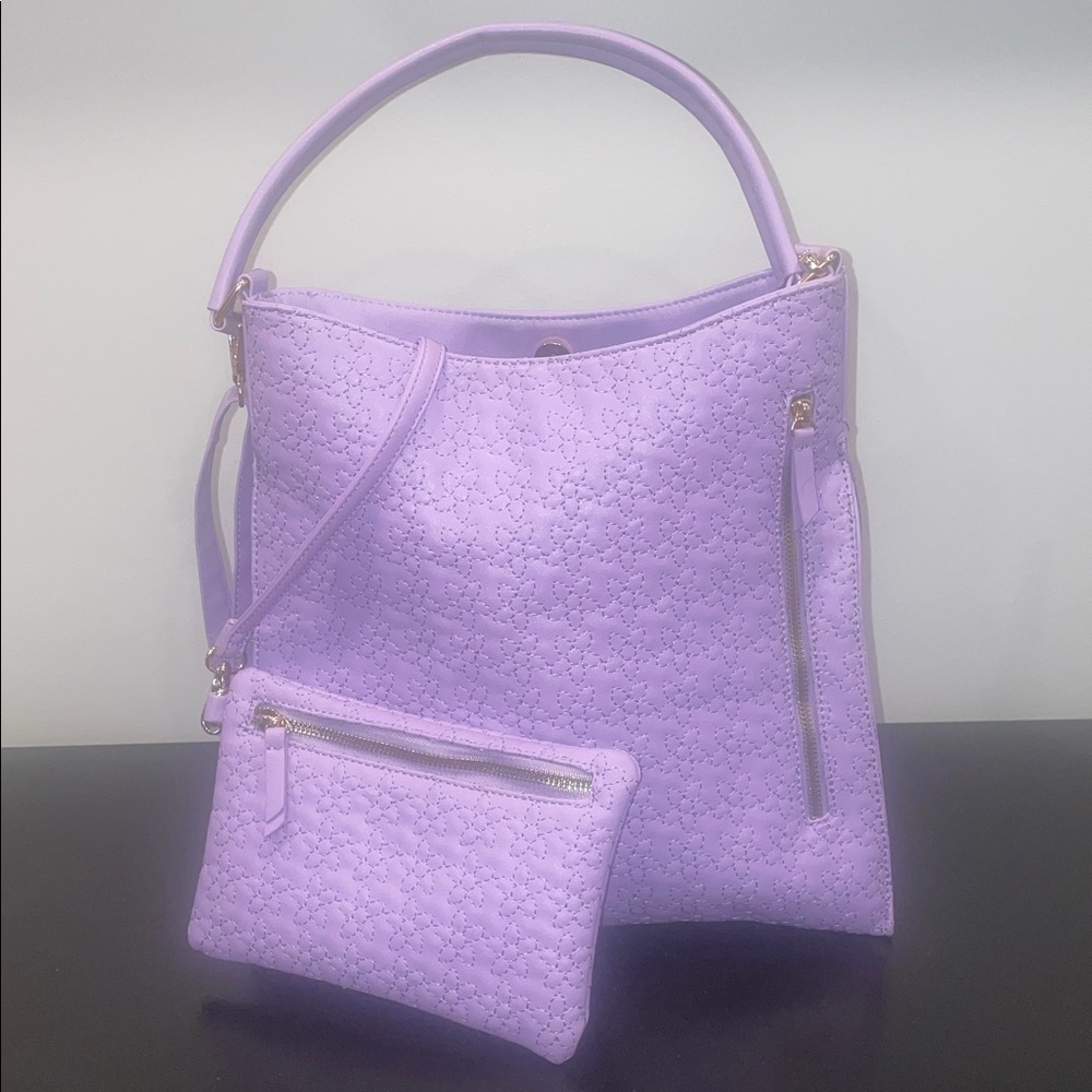 Olivia Miller Lavender Shoulder Bag Set
